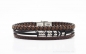 Preview: echt Lederarmband dünn braun