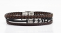 Preview: echt Lederarmband dünn braun