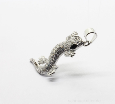 Anhänger Silber 925 Gecko