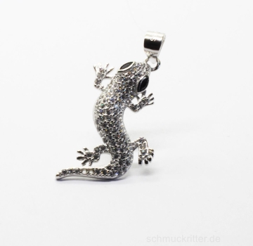 Anhänger Silber 925 Gecko