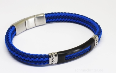 Armband geflochten in Blau