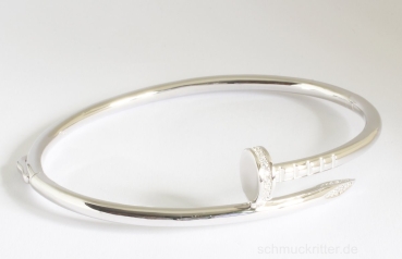Armreif Nagel mit Steinen