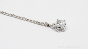 Anhänger Solitär Herz in Silber 925