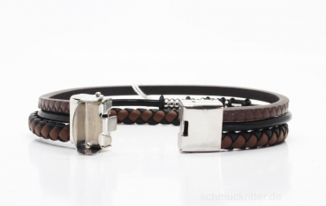 echt Lederarmband dünn braun