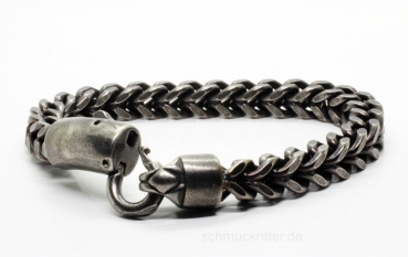 Edelstahl-Armband-black Steel