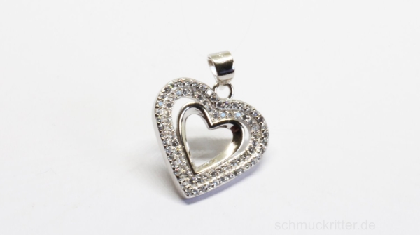 Herz Anhänger Silber 925