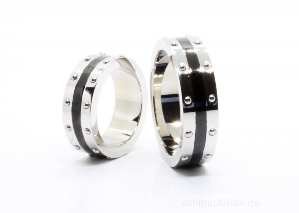 Edelstahl Ring exklusiv modern stylisch