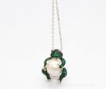 Anhänger Frosch in Silber 925 mit Kette